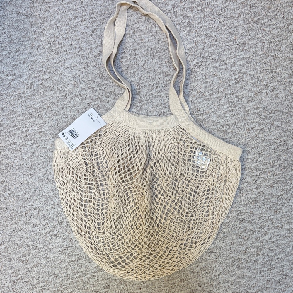 NWT H&M crochet tote
